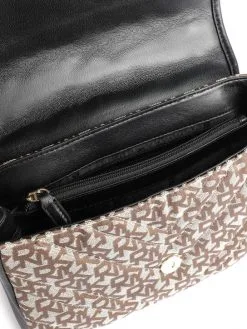 DKNY ΣΤΑΥΡΩΤΗ ΤΣΑΝΤΑ ΜΕ ΜΟΝΟΓΡΑΜΜΑ DELPHINE Καφέ -ΓΥΝΑΙΚΕΙΕΣ ΤΣΑΝΤΕΣ Κατάστημα πωλήσεων 40 616