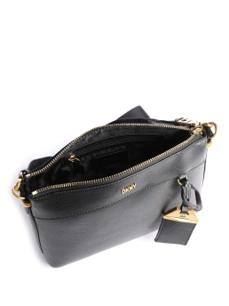 DKNY ΔΕΡΜΑΤΙΝΗ ΣΤΑΥΡΩΤΗ ΤΣΑΝΤΑ MARYKATE Μαύρο 8 DKNY ΔΕΡΜΑΤΙΝΗ ΣΤΑΥΡΩΤΗ ΤΣΑΝΤΑ MARYKATE Μαύρο - Image 8