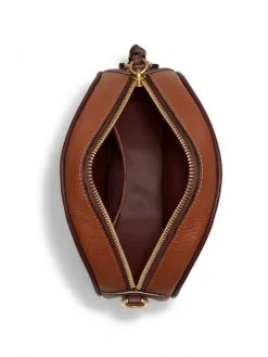 COACH ΔΕΡΜΑΤΙΝΗ ΣΤΑΥΡΩΤΗ ΤΣΑΝΤΑ ΜΕ ΛΟΓΟΤΥΠΟ Καφέ -ΓΥΝΑΙΚΕΙΕΣ ΤΣΑΝΤΕΣ Κατάστημα πωλήσεων 40 650