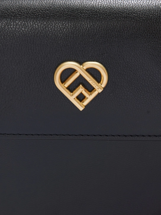FURLA ΔΕΡΜΑΤΙΝΗ ΣΤΑΥΡΩΤΗ ΤΣΑΝΤΑ JOY ΜΙΝΙ Μαύρο 4 FURLA ΔΕΡΜΑΤΙΝΗ ΣΤΑΥΡΩΤΗ ΤΣΑΝΤΑ JOY ΜΙΝΙ Μαύρο - Image 4