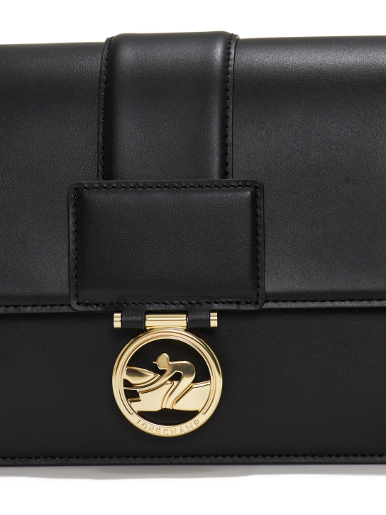 LONGCHAMP ΔΕΡΜΑΤΙΝΗ ΣΤΑΥΡΩΤΗ ΤΣΑΝΤΑ BOX-TROT M Μαύρο 4 LONGCHAMP ΔΕΡΜΑΤΙΝΗ ΣΤΑΥΡΩΤΗ ΤΣΑΝΤΑ BOX-TROT M Μαύρο - Image 4