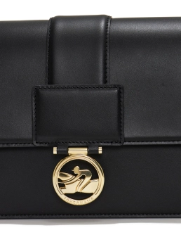 LONGCHAMP ΔΕΡΜΑΤΙΝΗ ΣΤΑΥΡΩΤΗ ΤΣΑΝΤΑ BOX-TROT M Μαύρο 8 LONGCHAMP ΔΕΡΜΑΤΙΝΗ ΣΤΑΥΡΩΤΗ ΤΣΑΝΤΑ BOX-TROT M Μαύρο - Image 8