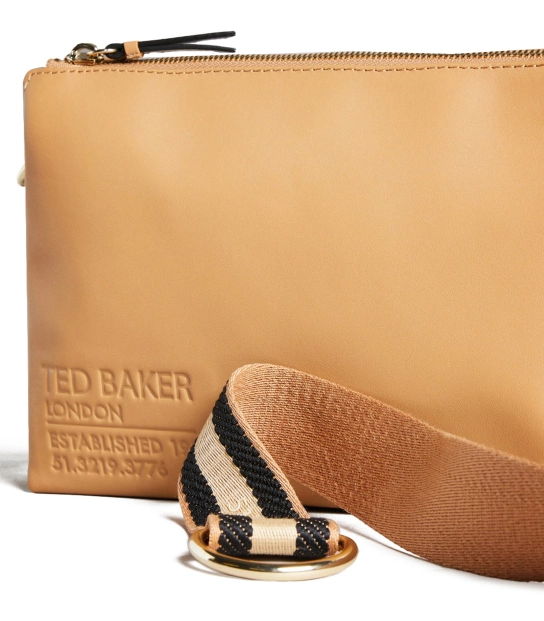 TED BAKER ΔΕΡΜΑΤΙΝΗ ΣΤΑΥΡΩΤΗ ΤΣΑΝΤΑ DARCEYY 4 TED BAKER ΔΕΡΜΑΤΙΝΗ ΣΤΑΥΡΩΤΗ ΤΣΑΝΤΑ DARCEYY - Image 4