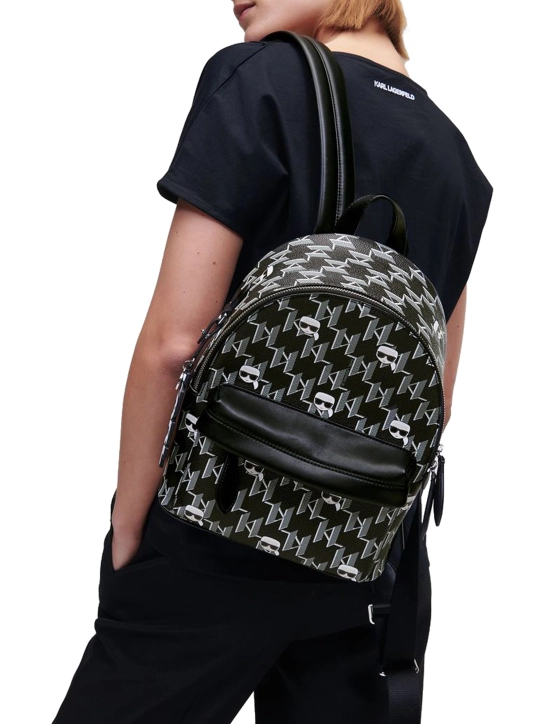 KARL LAGERFELD ΣΑΚΙΔΙΟ ΠΛΑΤΗΣ ΜΕ ΣΧΕΔΙΟ Μαύρο 4 KARL LAGERFELD ΣΑΚΙΔΙΟ ΠΛΑΤΗΣ ΜΕ ΣΧΕΔΙΟ Μαύρο - Image 4