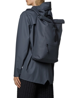RAINS UNISEX ΣΑΚΙΔΙΟ ΠΛΑΤΗΣ ROLLTOP ΑΝΘΡΑΚΙ 9 RAINS UNISEX ΣΑΚΙΔΙΟ ΠΛΑΤΗΣ ROLLTOP ΑΝΘΡΑΚΙ - Image 9