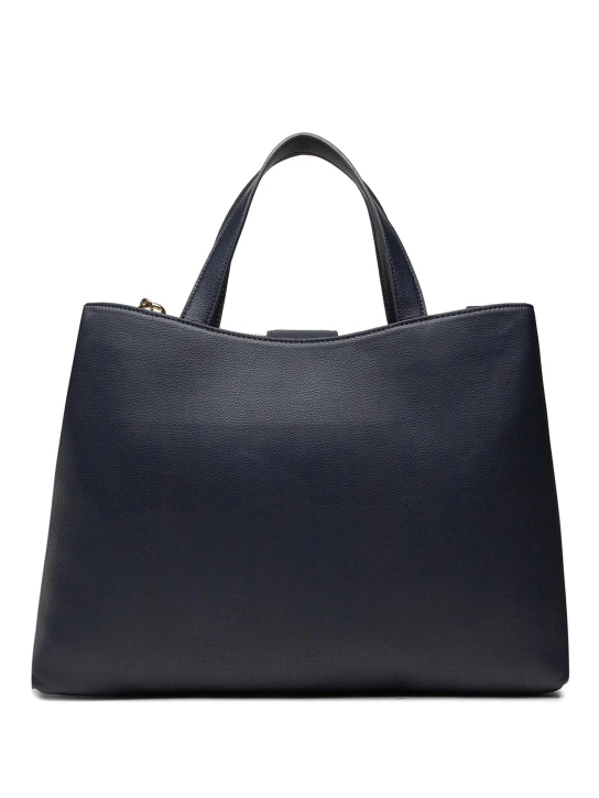 TOMMY HILFIGER ΓΥΝΑΙΚΕΙΑ ΤΣΑΝΤΑ ΜΕ ΑΝΑΓΛΥΦΗ ΥΦΗ Μπλε Σκούρο 4 TOMMY HILFIGER ΓΥΝΑΙΚΕΙΑ ΤΣΑΝΤΑ ΜΕ ΑΝΑΓΛΥΦΗ ΥΦΗ Μπλε Σκούρο - Image 4