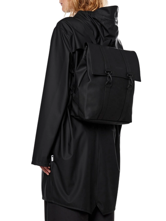 RAINS UNISEX ΣΑΚΙΔΙΟ ΠΛΑΤΗΣ MSN MINI Μαύρο 4 RAINS UNISEX ΣΑΚΙΔΙΟ ΠΛΑΤΗΣ MSN MINI Μαύρο - Image 4