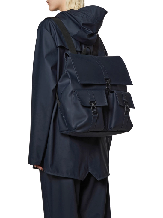 RAINS UNISEX ΣΑΚΙΔΙΟ ΠΛΑΤΗΣ MSN CARGO Μπλε 4 RAINS UNISEX ΣΑΚΙΔΙΟ ΠΛΑΤΗΣ MSN CARGO Μπλε - Image 4