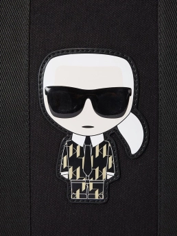 KARL LAGERFELD ΤΣΑΝΤΑ ΧΕΙΡΟΣ ΜΕ ΣΧΕΔΙΟ Μαύρο 9 KARL LAGERFELD ΤΣΑΝΤΑ ΧΕΙΡΟΣ ΜΕ ΣΧΕΔΙΟ Μαύρο - Image 9
