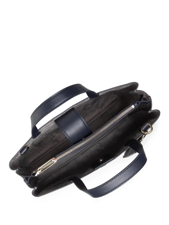 TOMMY HILFIGER ΓΥΝΑΙΚΕΙΑ ΤΣΑΝΤΑ ΜΕ ΑΝΑΓΛΥΦΗ ΥΦΗ Μπλε Σκούρο 5 TOMMY HILFIGER ΓΥΝΑΙΚΕΙΑ ΤΣΑΝΤΑ ΜΕ ΑΝΑΓΛΥΦΗ ΥΦΗ Μπλε Σκούρο - Image 5