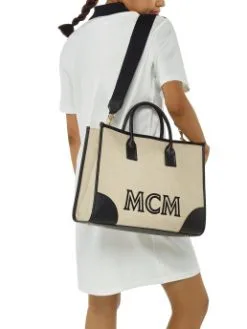 MCM ΤΣΑΝΤΑ ΧΕΙΡΟΣ MUNCHEN Εκρού -ΓΥΝΑΙΚΕΙΕΣ ΤΣΑΝΤΕΣ Κατάστημα πωλήσεων 50 33