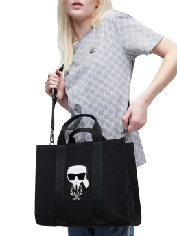 KARL LAGERFELD ΤΣΑΝΤΑ ΧΕΙΡΟΣ ΜΕ ΣΧΕΔΙΟ Μαύρο 10 KARL LAGERFELD ΤΣΑΝΤΑ ΧΕΙΡΟΣ ΜΕ ΣΧΕΔΙΟ Μαύρο - Image 10