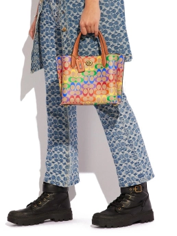 COACH ΤΣΑΝΤΑ ΧΕΙΡΟΣ ΜΕ ΠΟΛΥΧΡΩΜΟ ΛΟΓΟΤΥΠΟ Πολύχρωμο 10 COACH ΤΣΑΝΤΑ ΧΕΙΡΟΣ ΜΕ ΠΟΛΥΧΡΩΜΟ ΛΟΓΟΤΥΠΟ Πολύχρωμο - Image 10