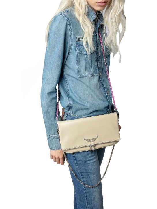 ZADIG & VOLTAIRE ΓΥΝΑΙΚΕΙΑ ΤΣΑΝΤΑ ΜΕ ΑΛΥΣΙΔΑ Λευκό 5 ZADIG & VOLTAIRE ΓΥΝΑΙΚΕΙΑ ΤΣΑΝΤΑ ΜΕ ΑΛΥΣΙΔΑ Λευκό - Image 5